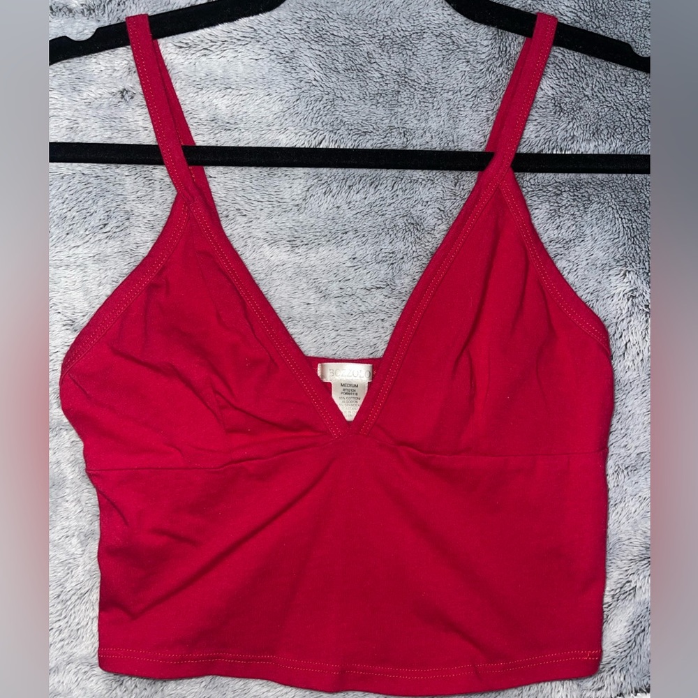 Red Junior Tank Top